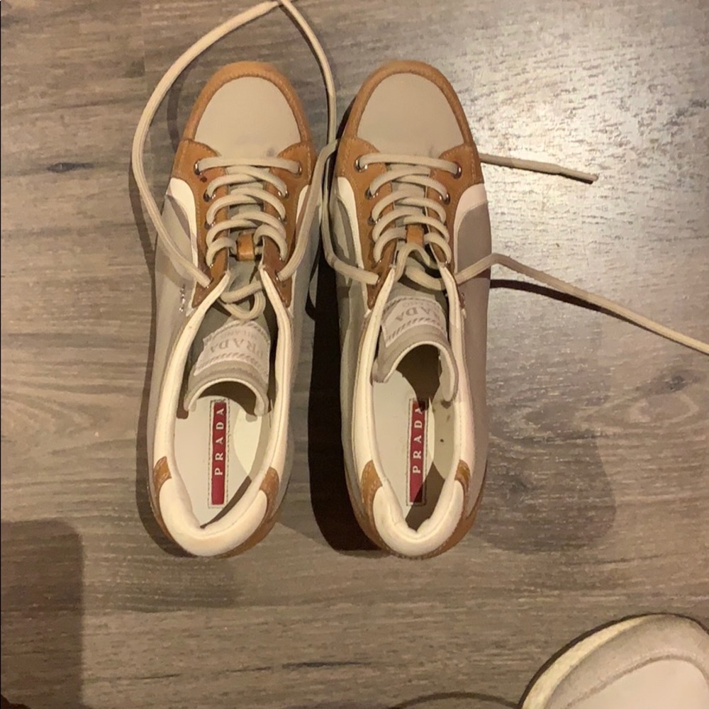 Prada Milano heel sneaker